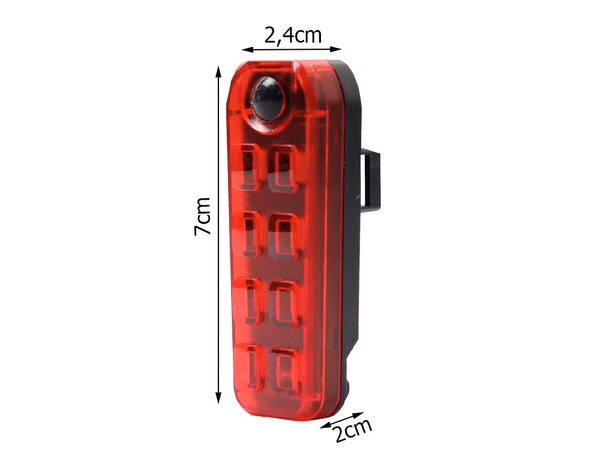 Bicycle rear light led usb bicycle light