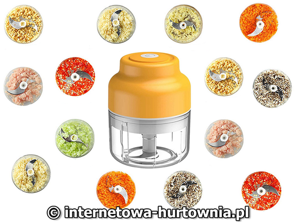 Elektrinis česnakų daržovių smulkintuvas