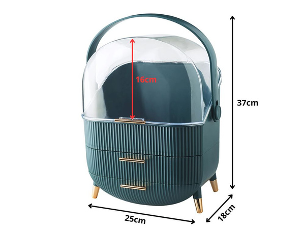 Kosmetik-organizer mit schubladen geräumig grosser griff elegant