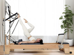 REFORMER PILATES CVIČENIE POSTEĽ FITNESS ZARIADENIA
