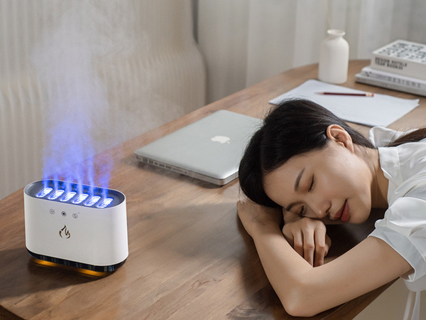 Compin gaisa mitrinātājs difuzors rezultātā lampa rgb aromterapija 6 sprauslas