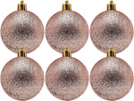 Pom de crăciun baubles 30pcs golden brilliant blinger mat