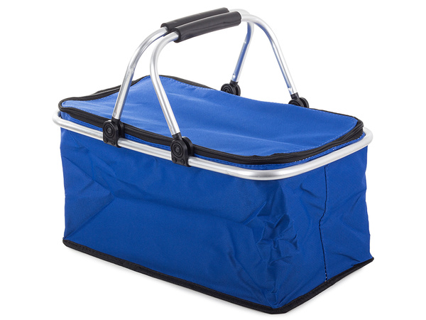 Thermal folding picnic basket insulating shopping basket