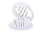 Boiled egg slicer for slicing eggs