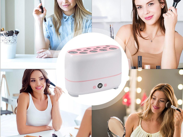 Electric paintbrush dryer for 12 paintbrushes timer