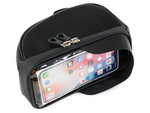 Waterproof pannier bag phone holder