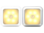 Self-adhesive motion detector staircase night light led