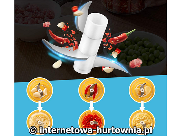 Elektrinis česnakų daržovių smulkintuvas