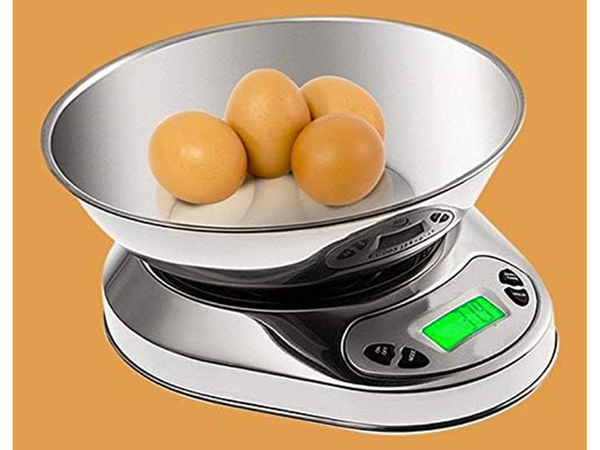 ELECTRONIC KITCHEN WAITER WITH 5kg/1g DIGITAL PRECISION METAL BALANCES