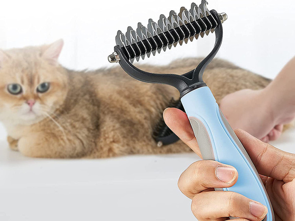 Trimmer fésű kefe eltávolítja a kutyaszőrt macskaszőrt