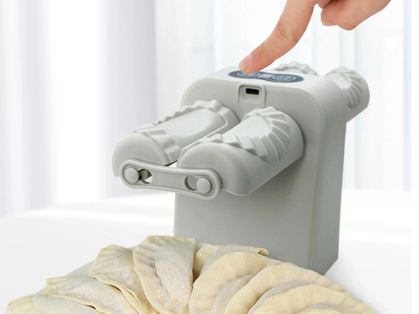 Electric automatic double dumpling maker