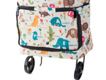 Einkaufstasche trolley mit schulterrädern faltbar