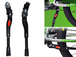 Béquille de vélo pied réglable béquille de vélo arrière latérale aluminium