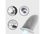 Silicone toilet brush for the bathroom leak-proof full base