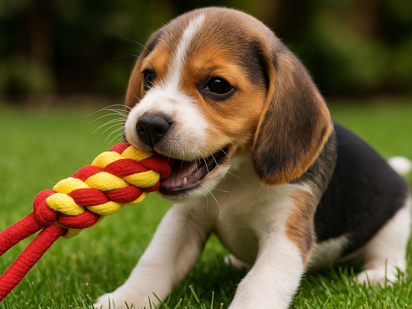 Juguete masticable para perros cuerda trenzada