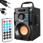 BEZDRÔTOVÝ BLUETOOTH REPRODUKTOR PRENOSNÉ RÁDIO MOBILNÉ DIAĽKOVÉ OVLÁDANIE DISPLEJ