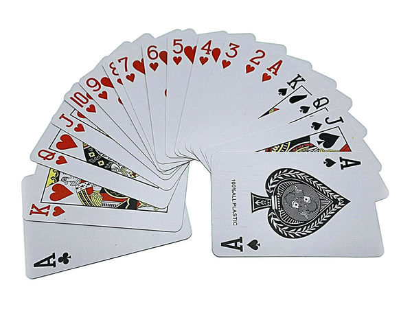 Coated poker cards deck 54 pcs