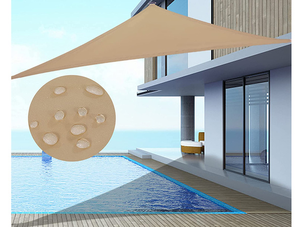 3x3x3m veekindel aia päikesevarju kolmnurk