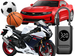 Pompa de baterie pentru bicicleta masina compresor electric 10 bar lcd