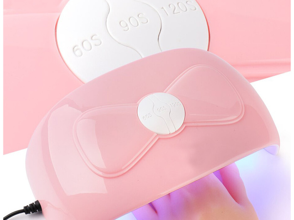 Uv nail lamp 18 led 54w hybrids gels dual