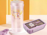 Lunchbox breakfast box breakfast container lunch cutlery with water bottle set