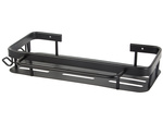 Estanteria baño percha baño cocina colgante metal negro