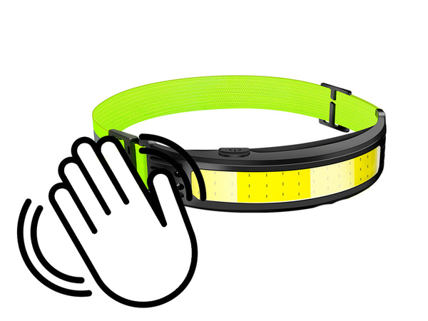 Cob reflective head torch