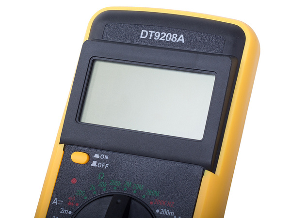 Skaitmeninis lcd srovės multimetras dt9208a zondas