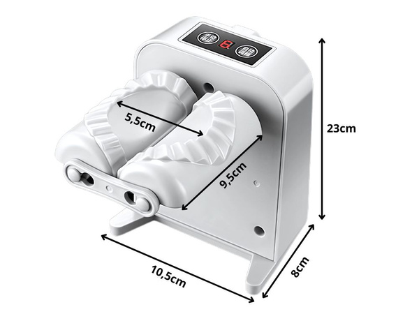 Elektrische Maschine zum automatischen und schnellen Herstellen von Teigtaschen
