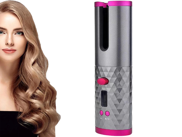 Rizador de pelo rotativo lcd automático