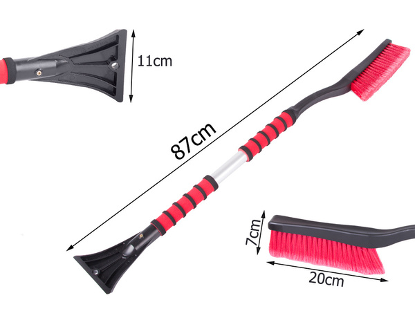 Strgalo za vetrobransko steklo krtača za sneg strgalo za avtomobilska okna 2v1