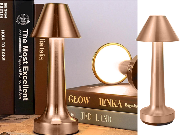 Bedroom table night light touch lamp 3 step wireless