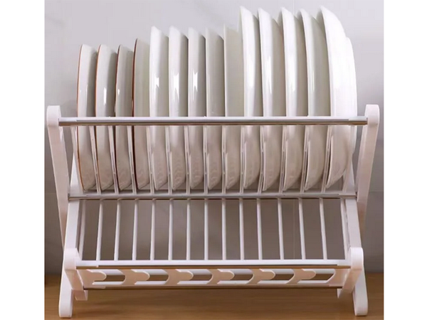 Double-deck drainer tray folding tray standing large