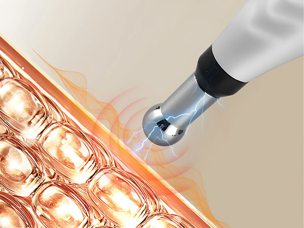 Akupunktur-massagegerät stift elektrostimulator 5 tipps lcd satz