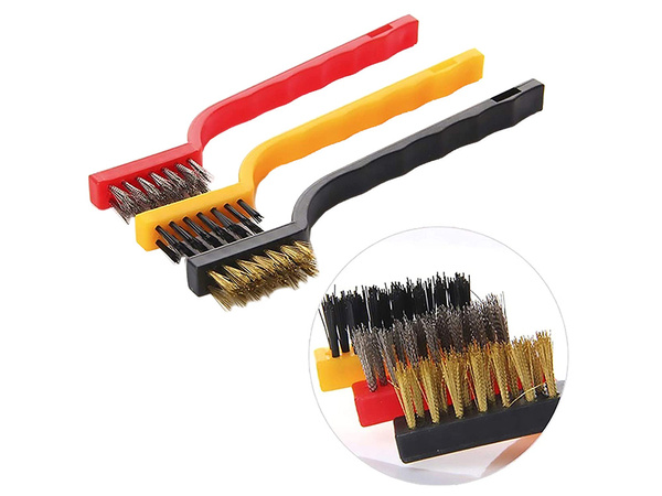 Jeu de brosses métalliques 3 pcs.