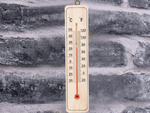Termometru interior exterior din lemn domestic