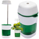 Лампа панели роста растений 6 led 4 uv самополивающийся горшок