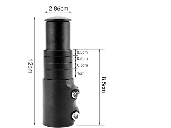 Adapter kormányszár szár szár hosszabbító állítható előre kerékpárhoz