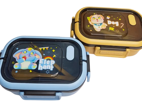 Lunchbox breakfast container lunch with compartments cutlery