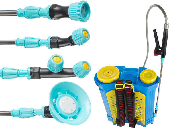 AKUMULÁTOROVÝ ZÁDOVÝ TLAKOVÝ POSTŘIKOVAČ ZAHRADNÍ DLOUHÉ KOPÍ 16L