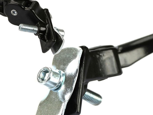 Béquille de vélo pied réglable béquille de vélo arrière latérale aluminium