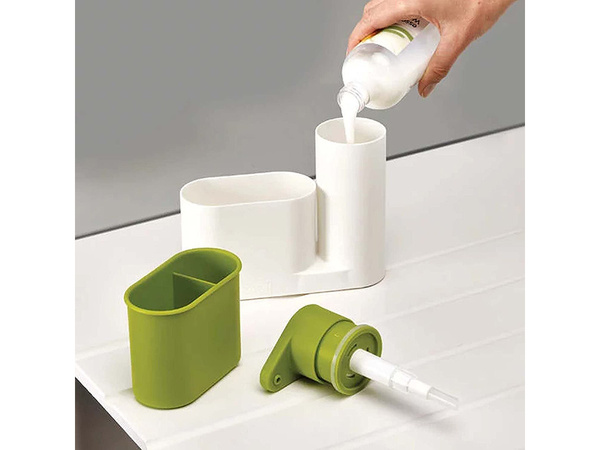 Dispensador de cocina organizador jabón líquido esponja