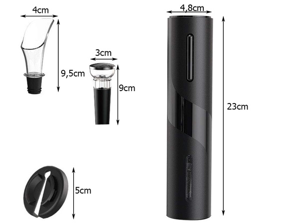 Elektriline korgitser veini avamise komplekt