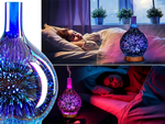 Увлажнитель воздуха ароматерапия аромат диффузор ночной свет rgb 3d