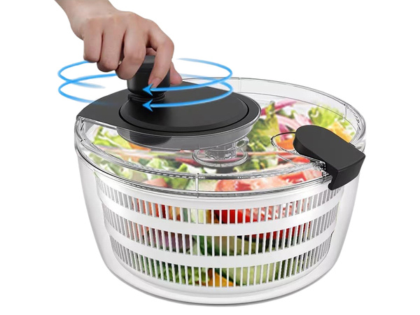 Séchoir centrifuge séchoir à salade légumes rotatif 4 l panier passerelle tamis