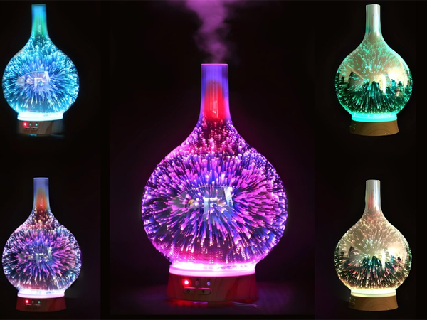 Увлажнитель воздуха ароматерапия аромат диффузор ночной свет rgb 3d