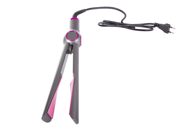 Lisseur cheveux fer a boucler en ceramique 2in1 lcd