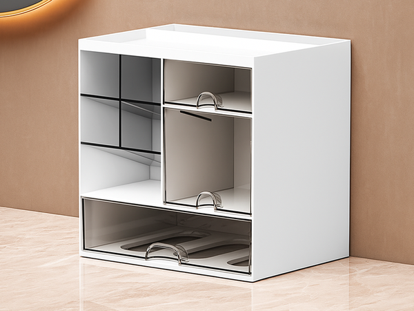 Armoire à outils organiseur de bureau étagères pour cosmétiques petits objets tiroirs