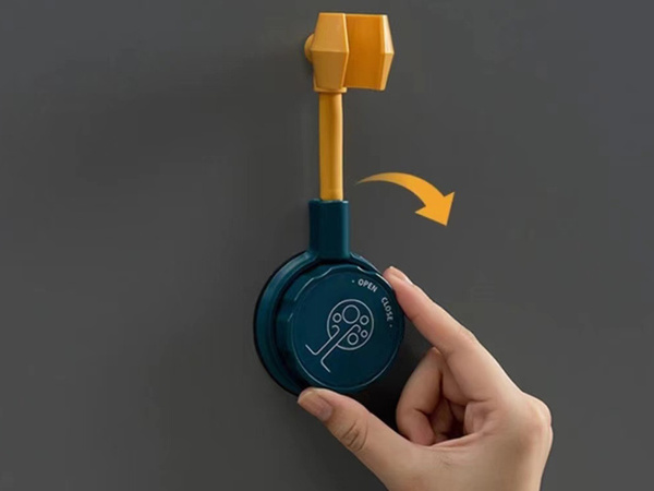 Suction cup holder for shower handset