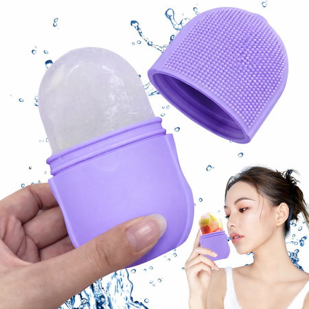 ICE ROLLER SILICONE FACIAL MASSAGER SOOTHING AND SMOOTHING